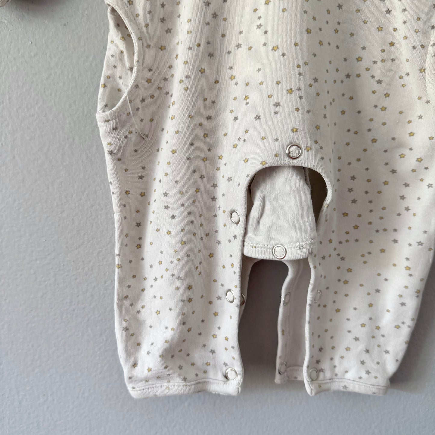 Pehr / White x stars romper / 0-3M