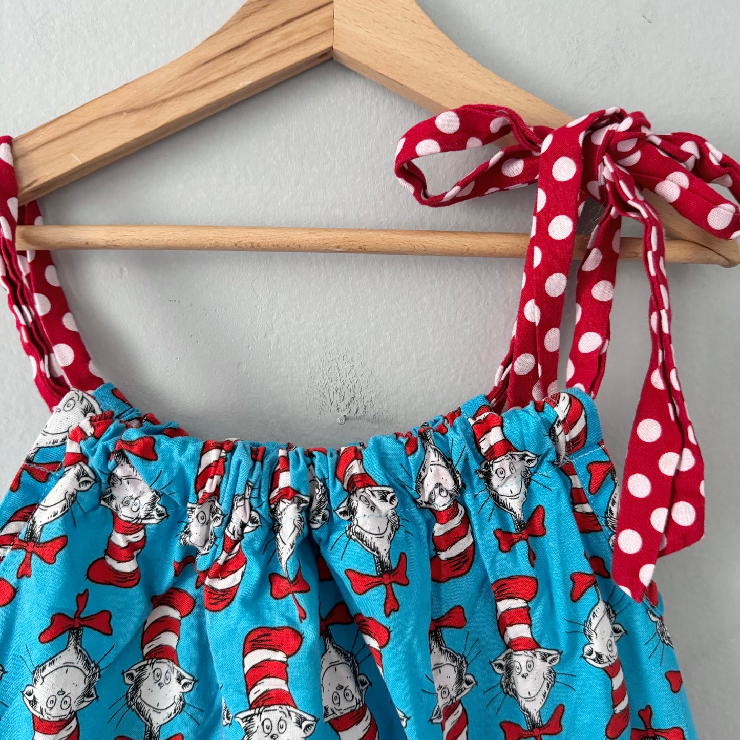 Handmade / Cami dress - Dr. Seuss / 3-4Y