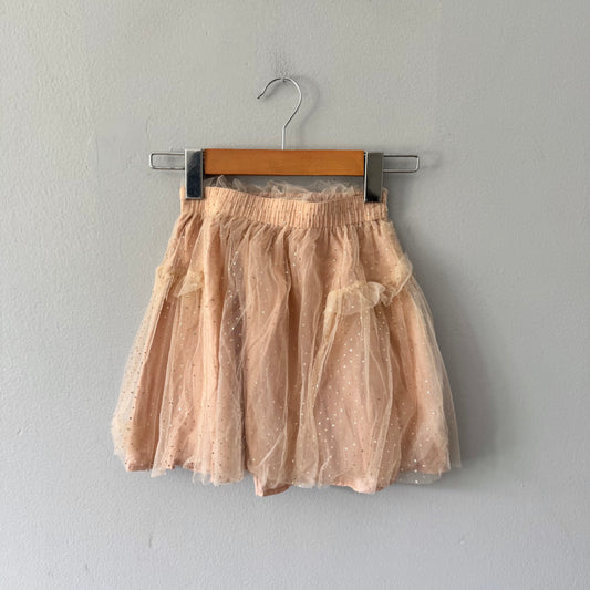 Zara / Tutu beige skirt / 7Y