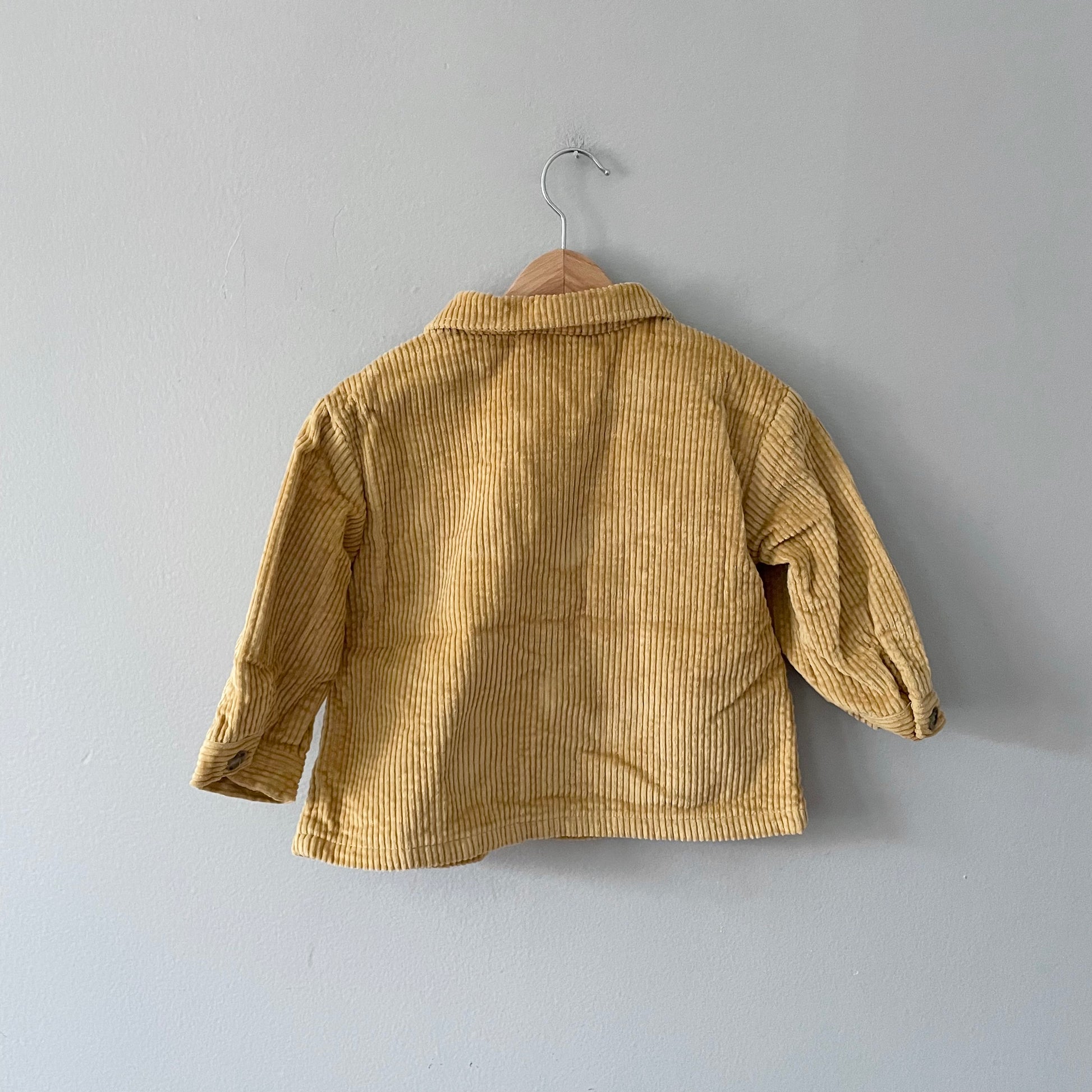 Zara yellow hot sale corduroy jacket