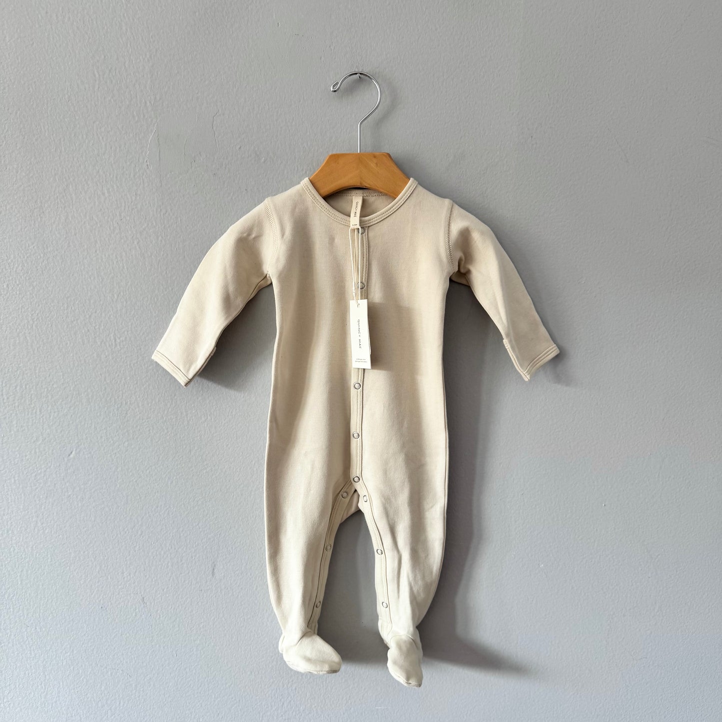 Quincy Mae / Salopette écrue / 3-6M - Neuve avec étiquette