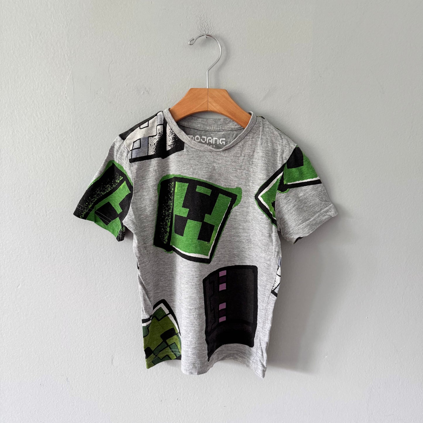 Minecraft / Light grey T-shirt / 4-5Y