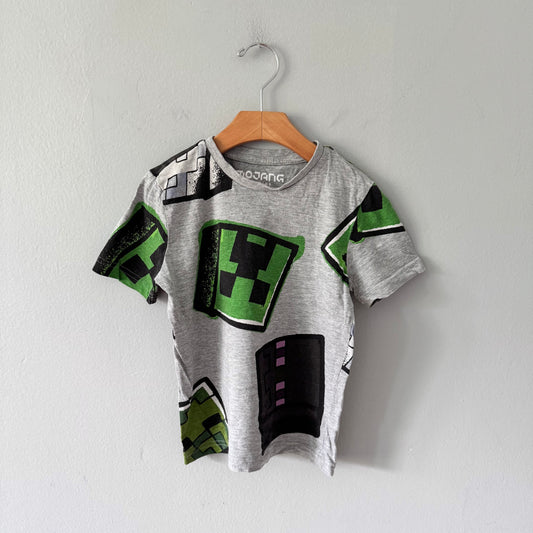 Minecraft / Light grey T-shirt / 4-5Y