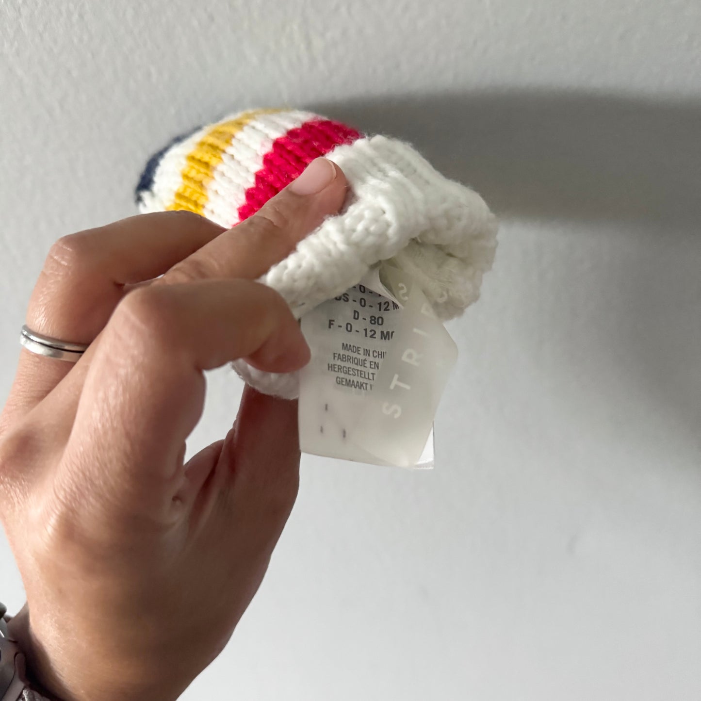 Hudson's Bay / Striped baby mittens / Infant(0-12M)
