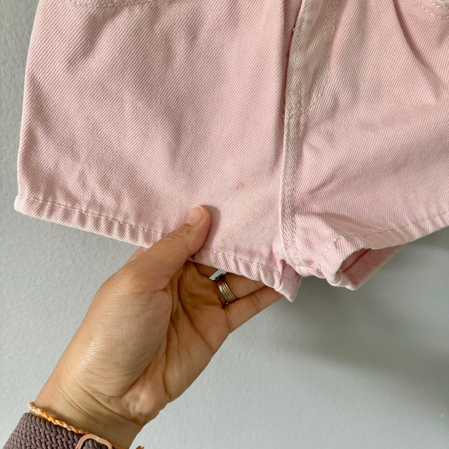 Zara / Light pink denim shorts / 9-12M