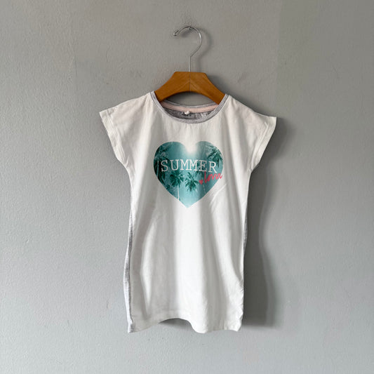 Name it / White T-shirt tunic / 4Y