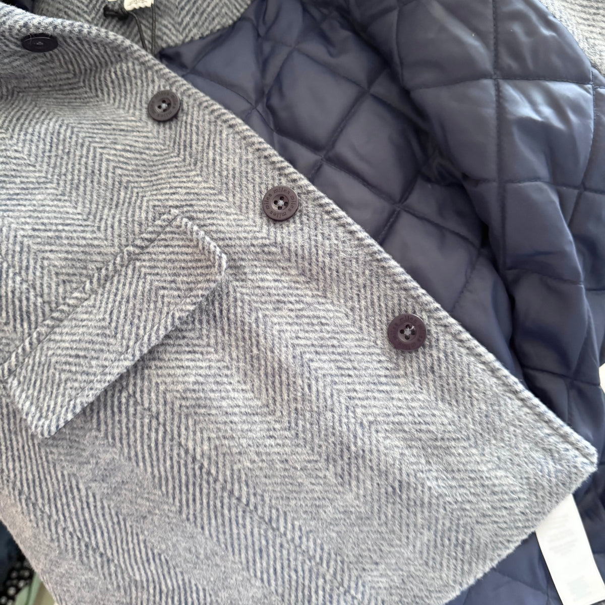 Miles the label / Navy padded jacket / 5Y - New with tag