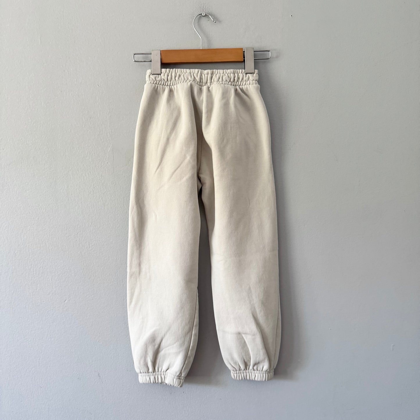 Zara / Ivory sweatpants / 8Y(fits 7T), 2 available