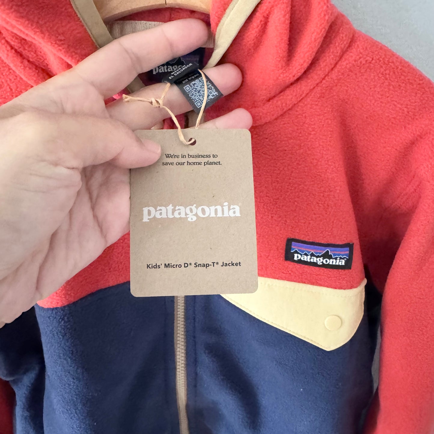 Patagonia / Kids' Micro D Snap-T Jacket / 7-8Y - New with tag