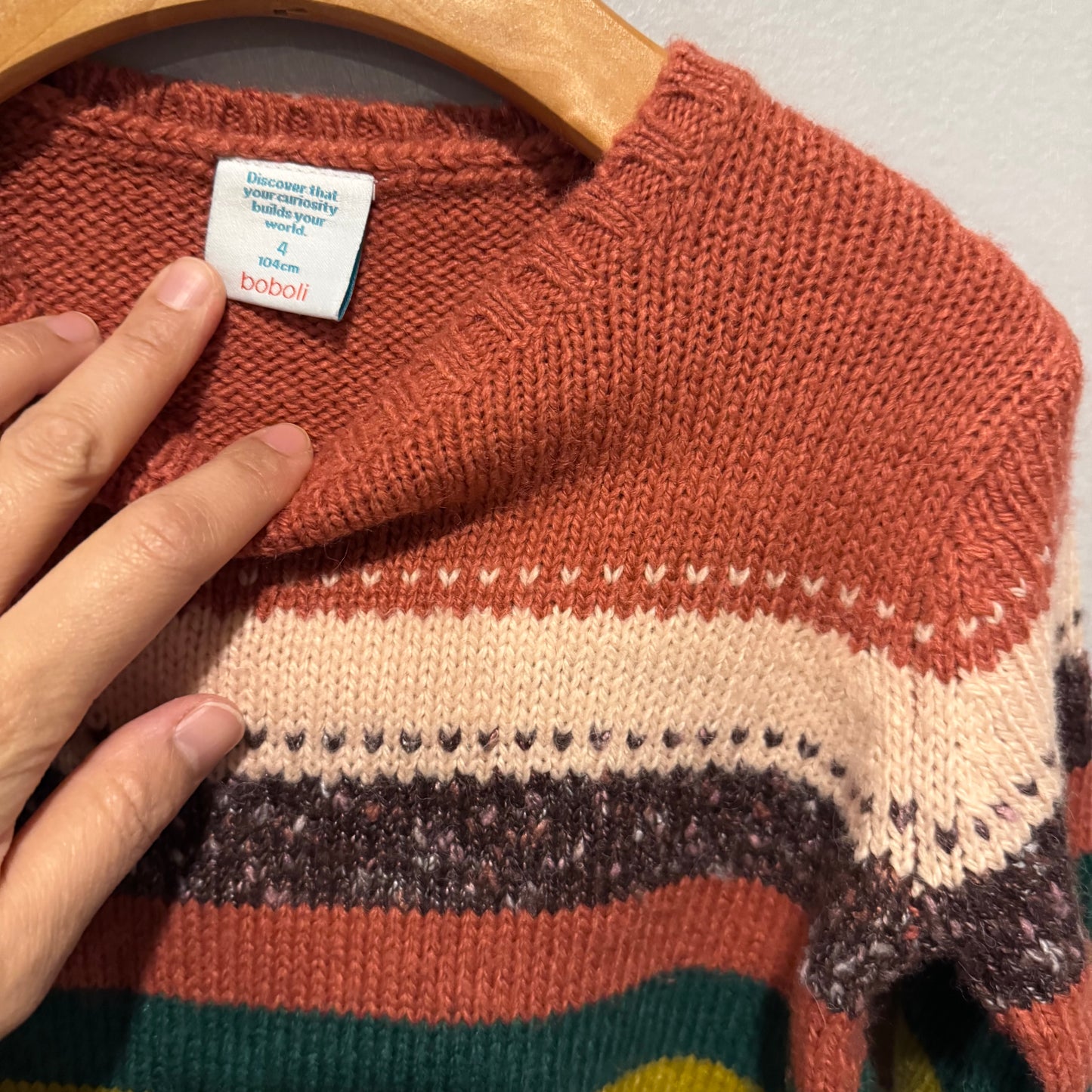 Boboli / Stripe knit pullover / 4Y