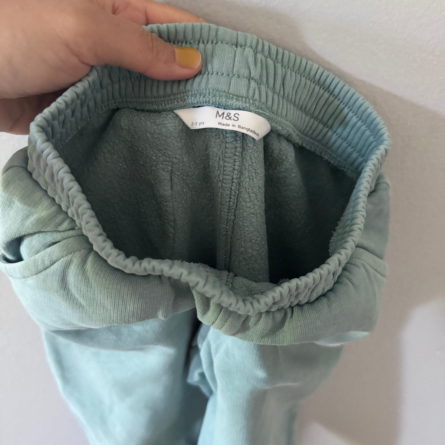 M&S / Blue sweatpants / 2-3Y