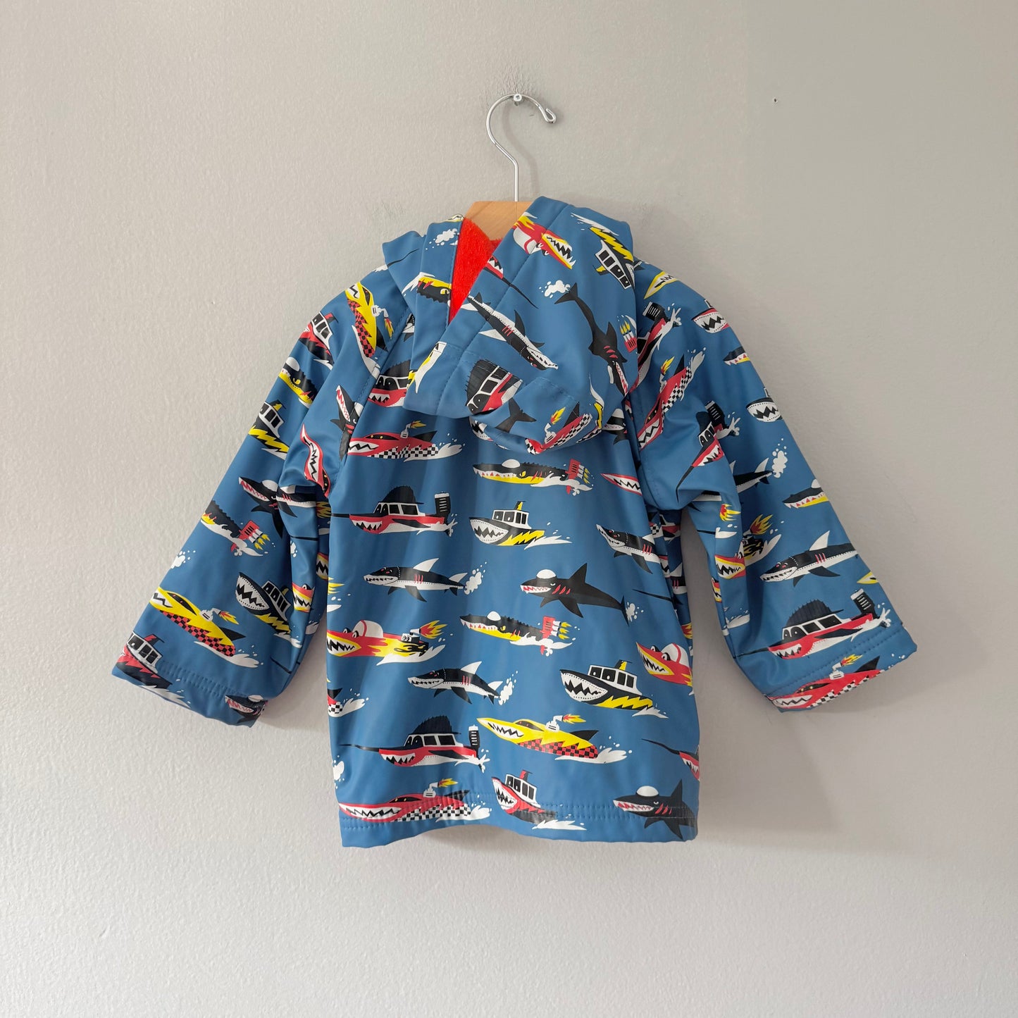 Hatley / Blue shark x boat rain jacket / 2Y