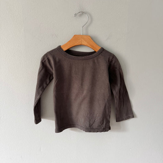 Mini mioche / Dark grey long sleeve / 18-24M