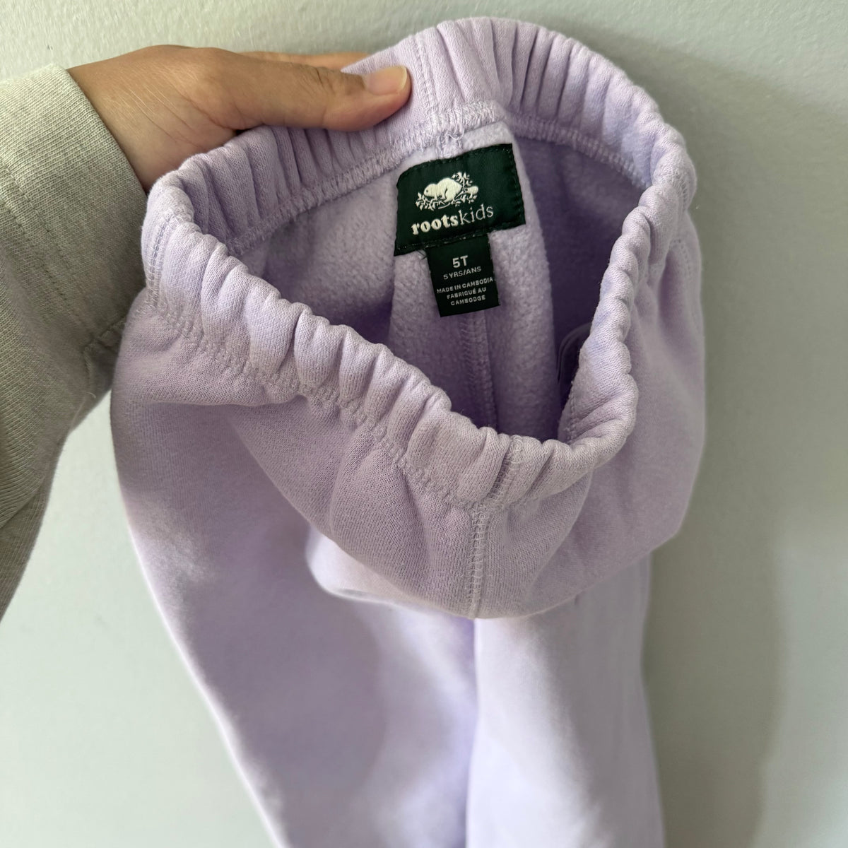 Roots / Lavender sweatpants / 5T
