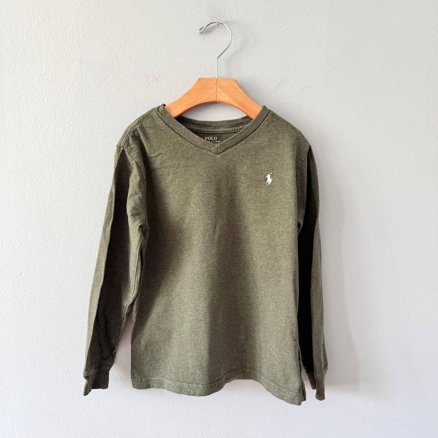 Polo Ralph Lauren / Khaki long sleeve / 6Y