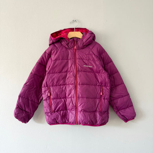 Montbell / Purple puffer jacket / 8Y(130cm)