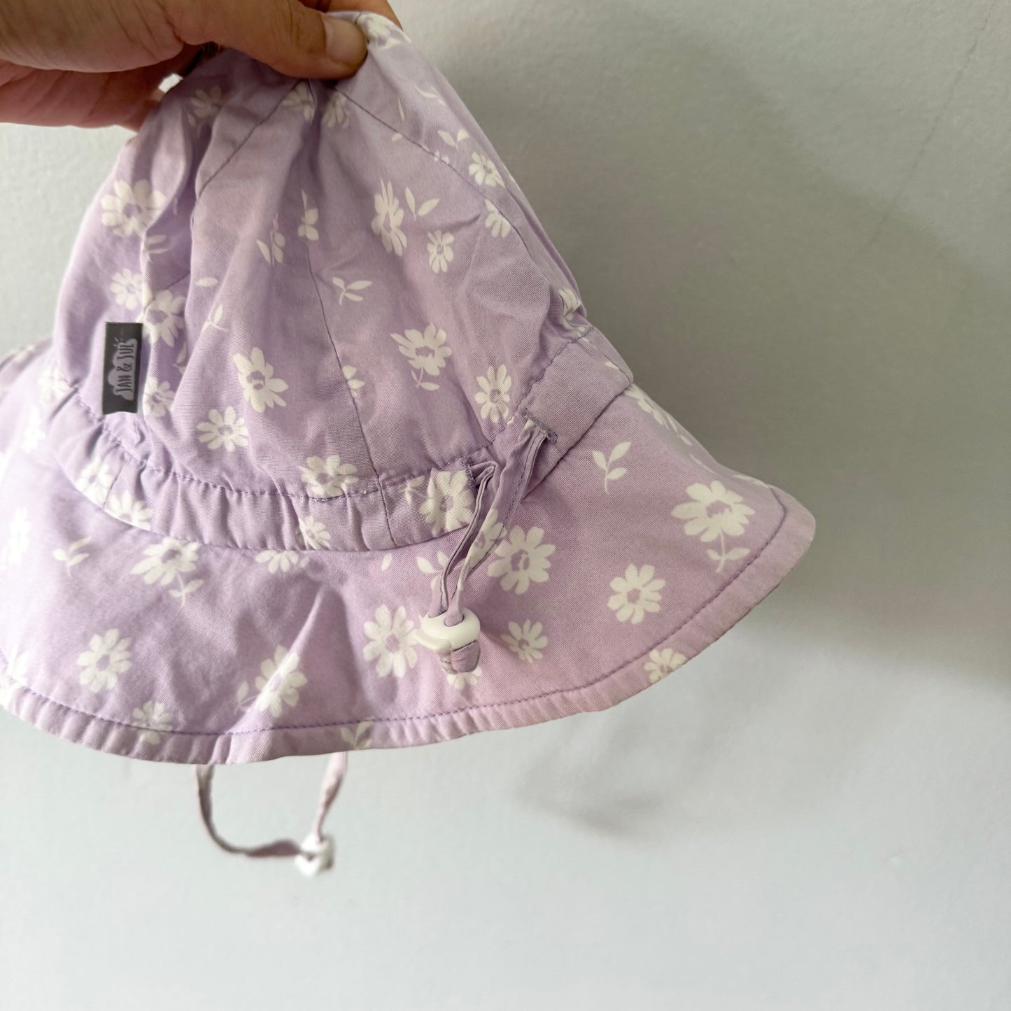 Jan & Jul / Lavender x flower sun hat / M(6-24M)