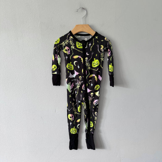 Little Sleepies / Halloween sleep romper / 6-12M