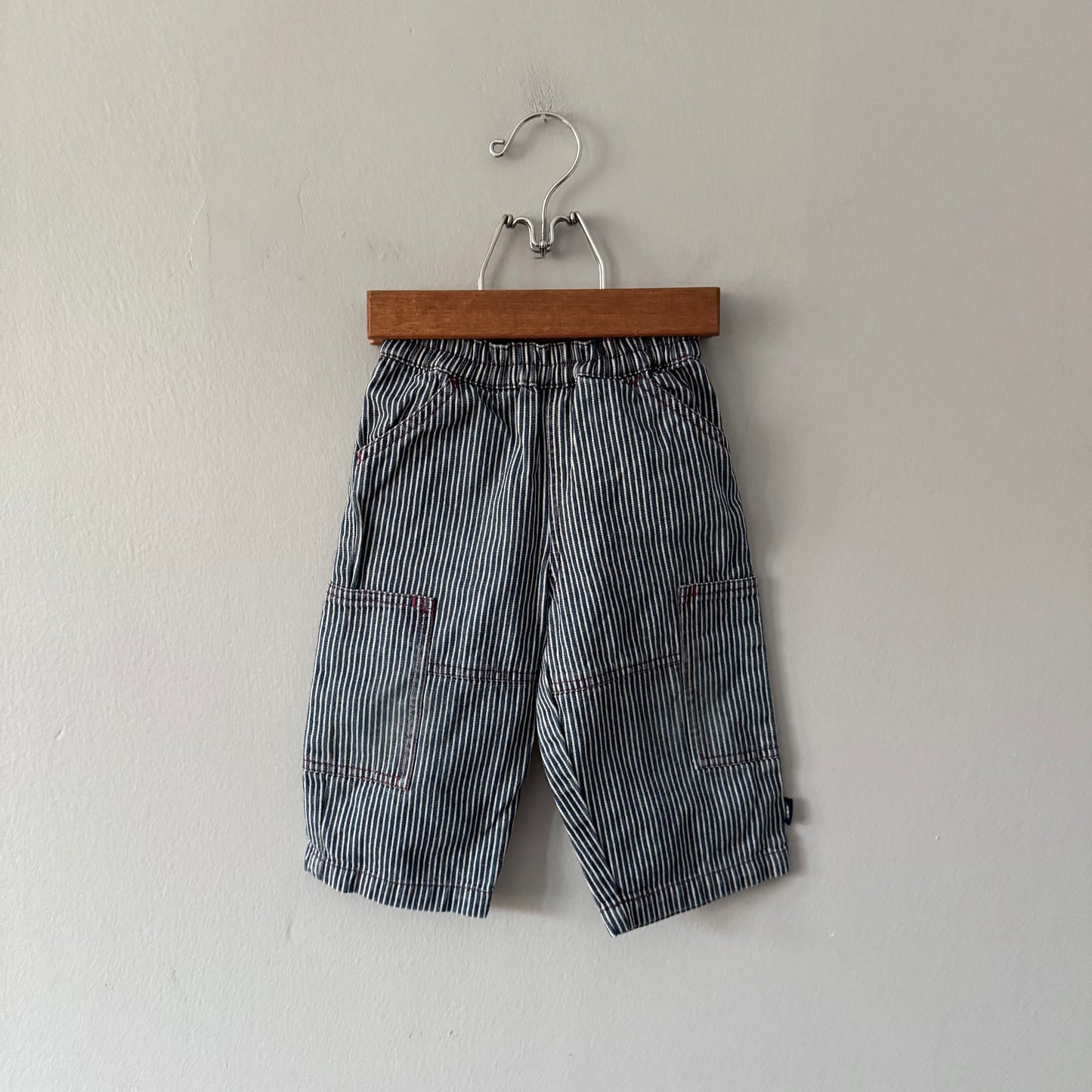Vintage Roots / Stripe denim pants / 6-12M
