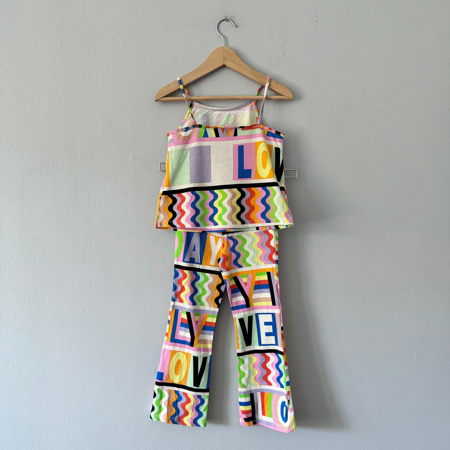 Lakwena x H&M / Colourful cami & pants set / 3-4Y