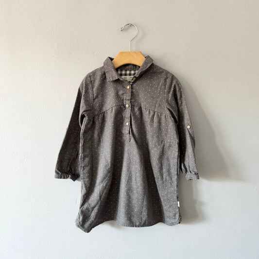 Zara / Grey shirt dress / 3-4Y