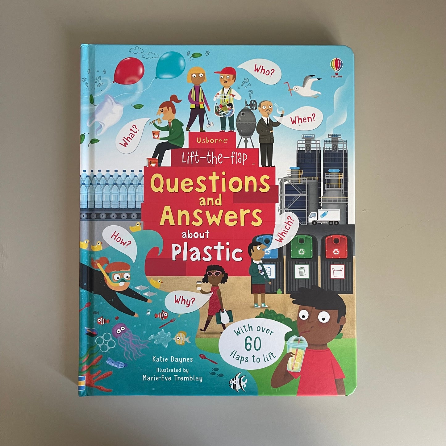 [Brand New] Usborne Lift-the-flap: Questions and Answers - about Plastic