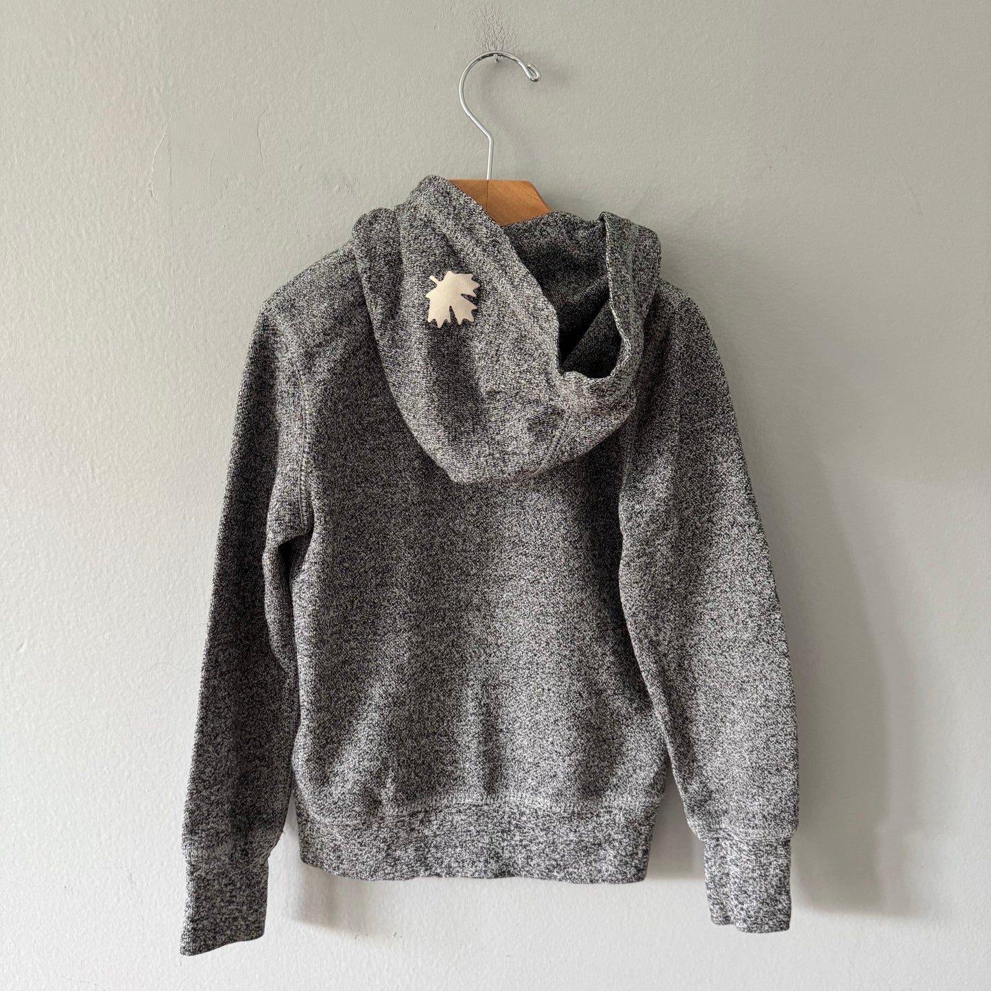Roots / Salt and pepper zip up hoodie / 5-6Y