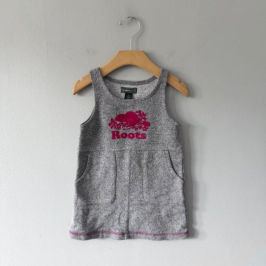 Roots / Salt and pepper tank dress / 3T