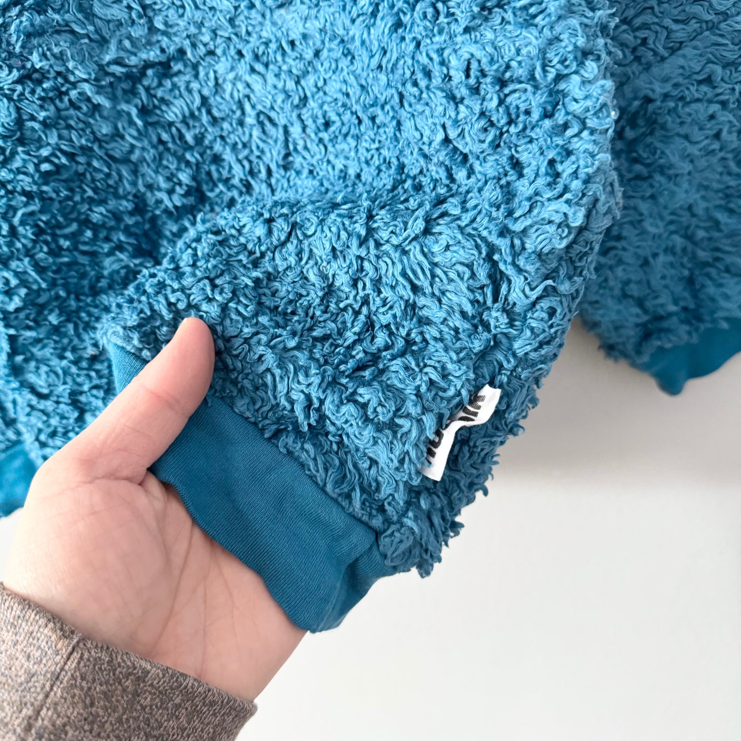 Nudnik / Sweat-shirt polaire bleu / 3A