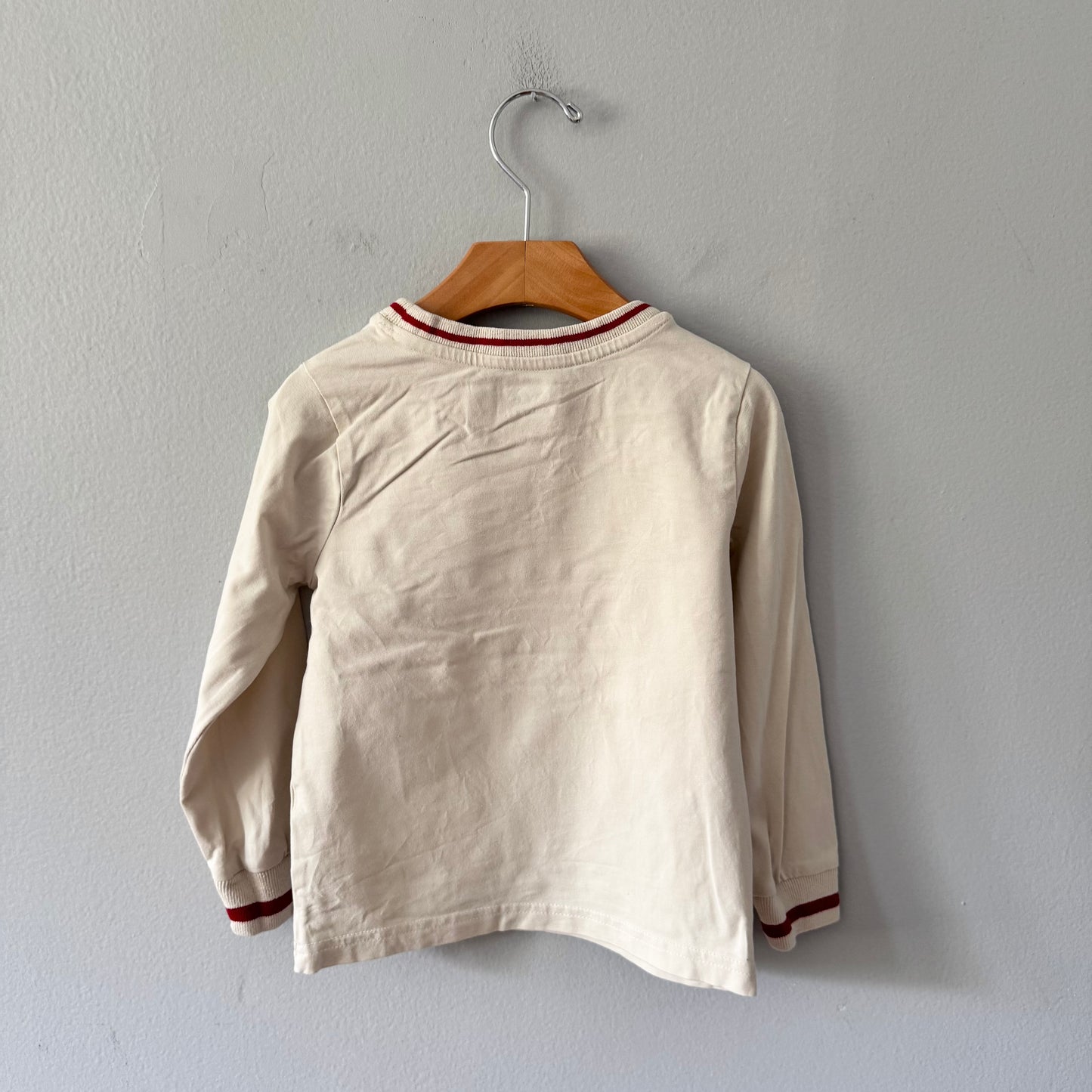 Roots / White long sleeve / 4T