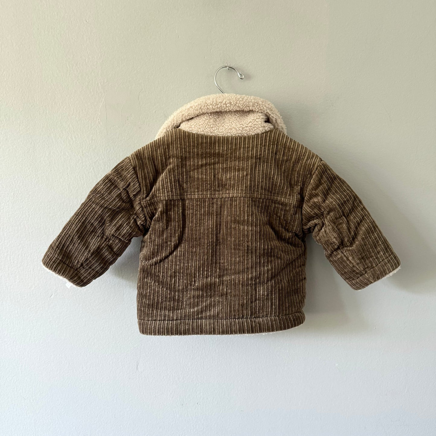 No brand / Reversible corduroy x sherpa jacket / 18-24M