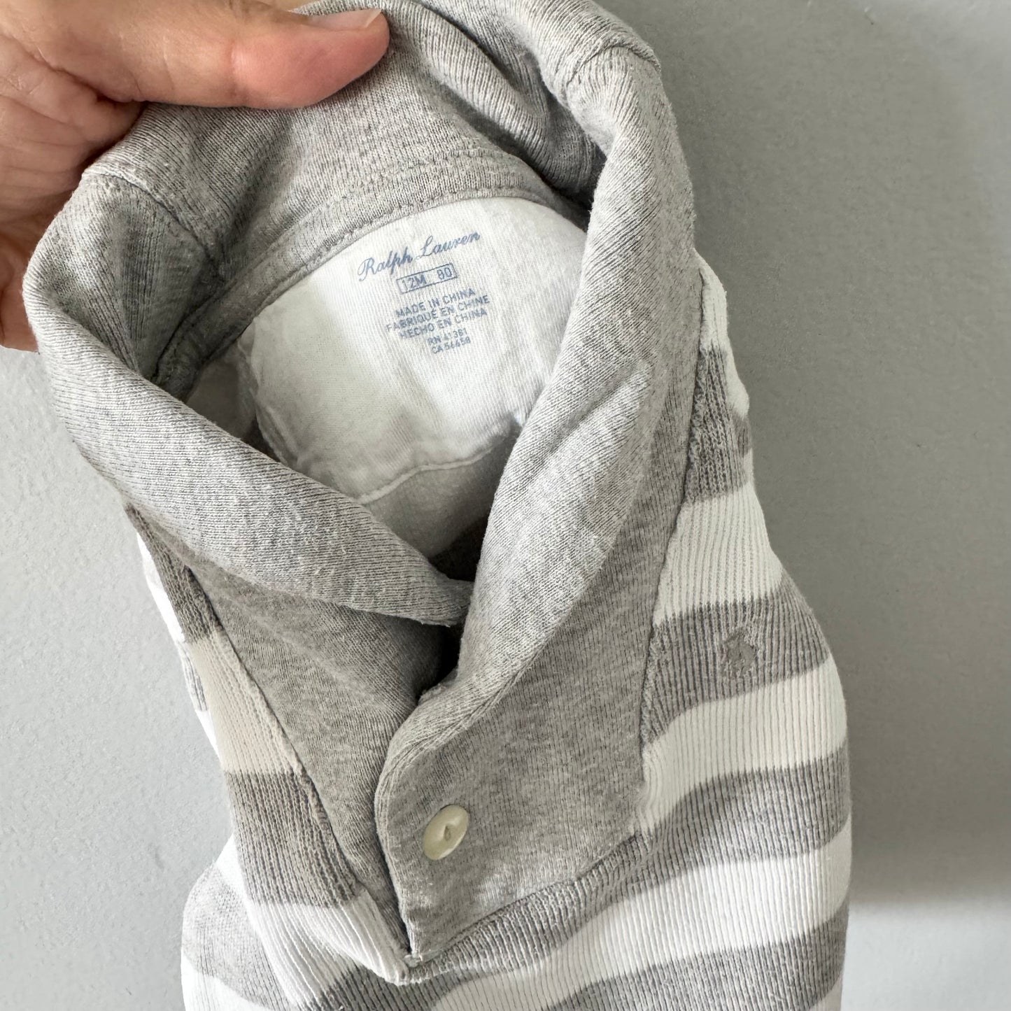 Polo Ralph Lauren / Stripe long sleeve top / 12M
