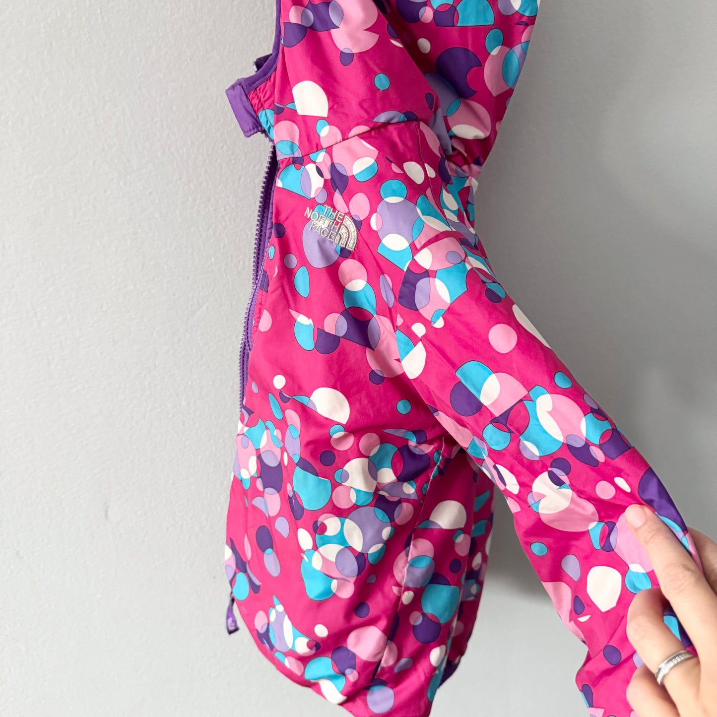 The North Face / Reversible puffer jacket - purple x pink / 4T