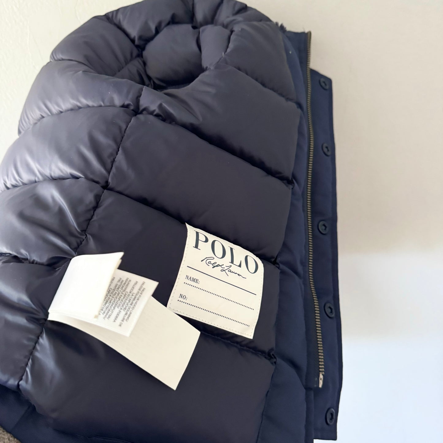 Polo Ralph Lauren / Navy winter down jacket / 4T