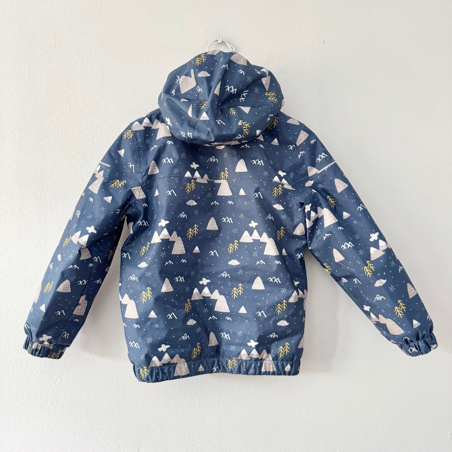 Decathon / Navy padded zip up jacket / 5-6Y