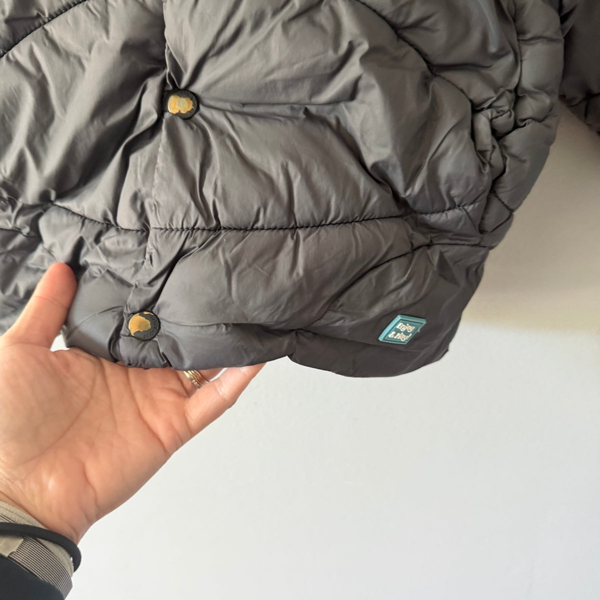 Zara / Grey puffer jacket / 2-3Y