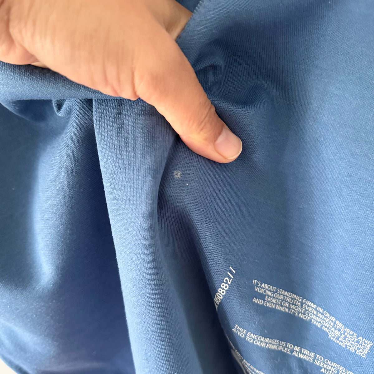 Zara / Dark blue mid weight T-shirt / 6-7Y