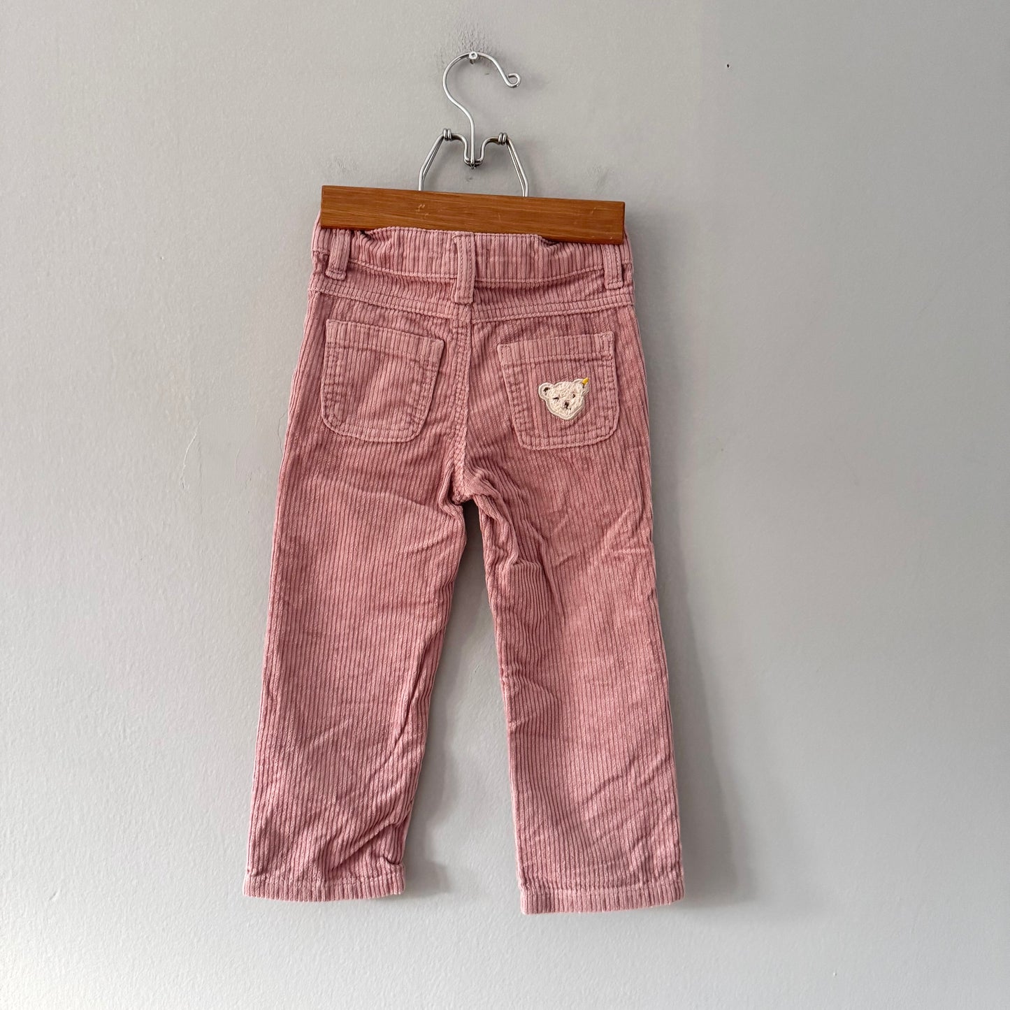Steiff / Smokey pink corduroy pants / 18-24M