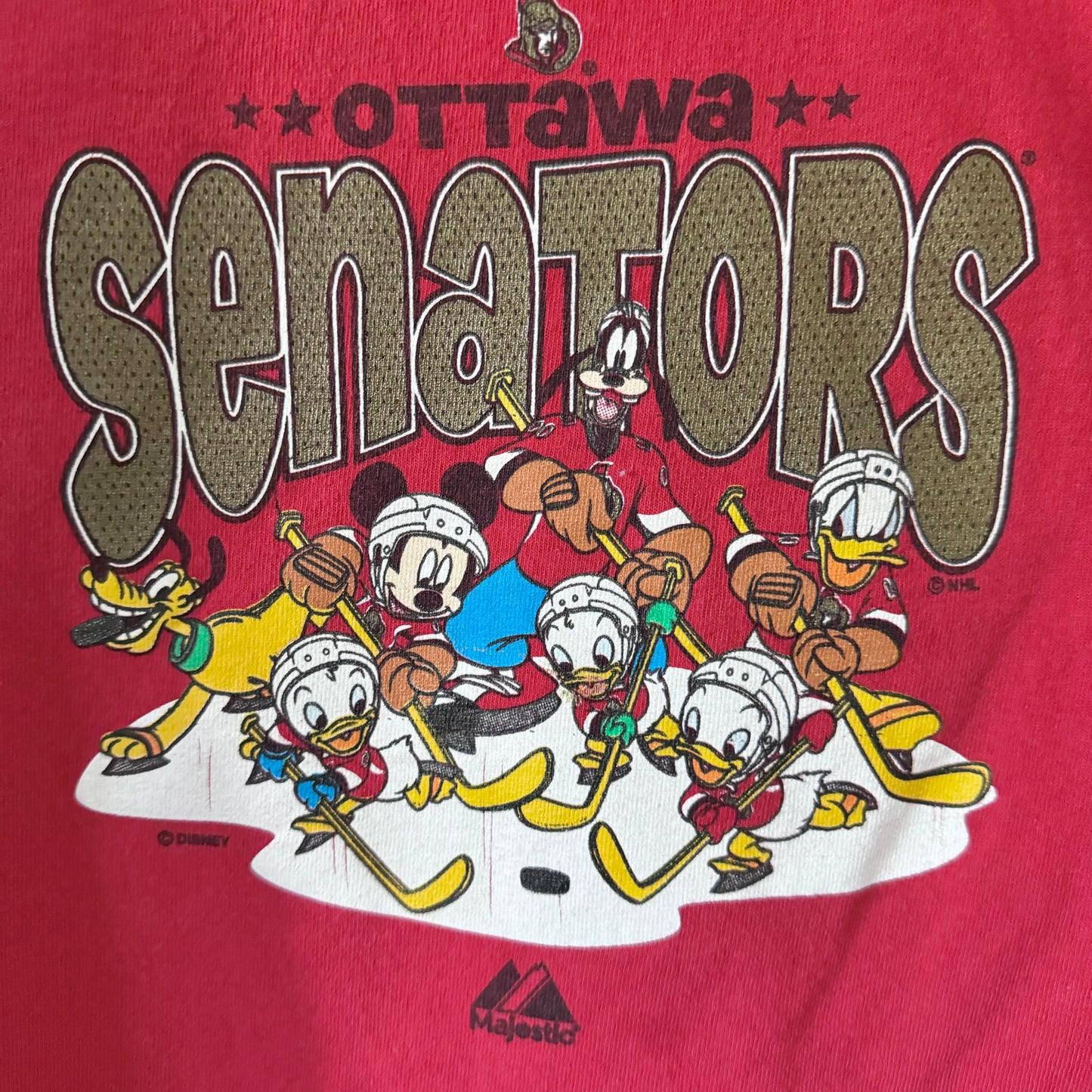 Disney x Majestic / Ottawa Senators t-shirt / 5-6Y