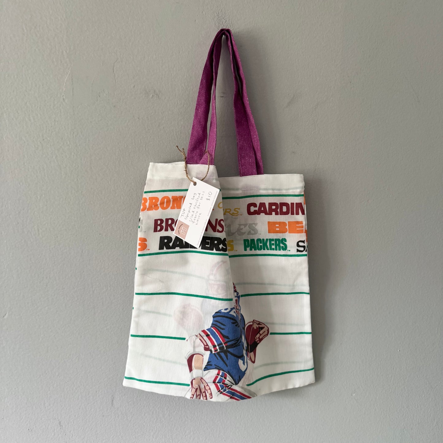 TUP / Upcycle playful bag / 13.5 x 12.5 inches