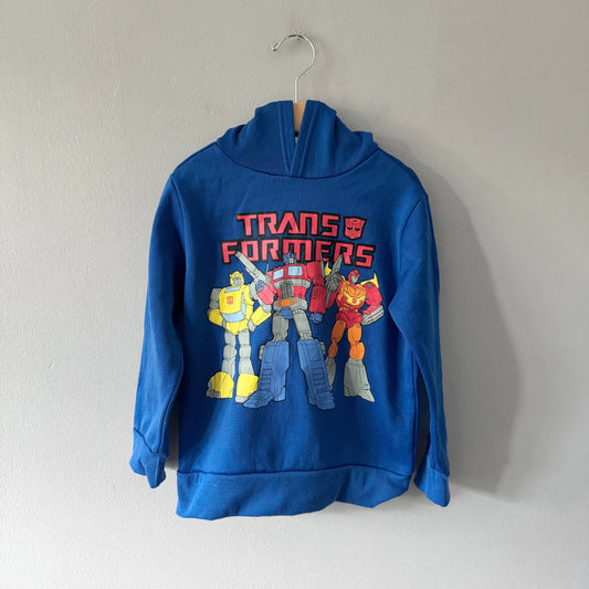 Transformers	/ Blue hoodie / 6Y