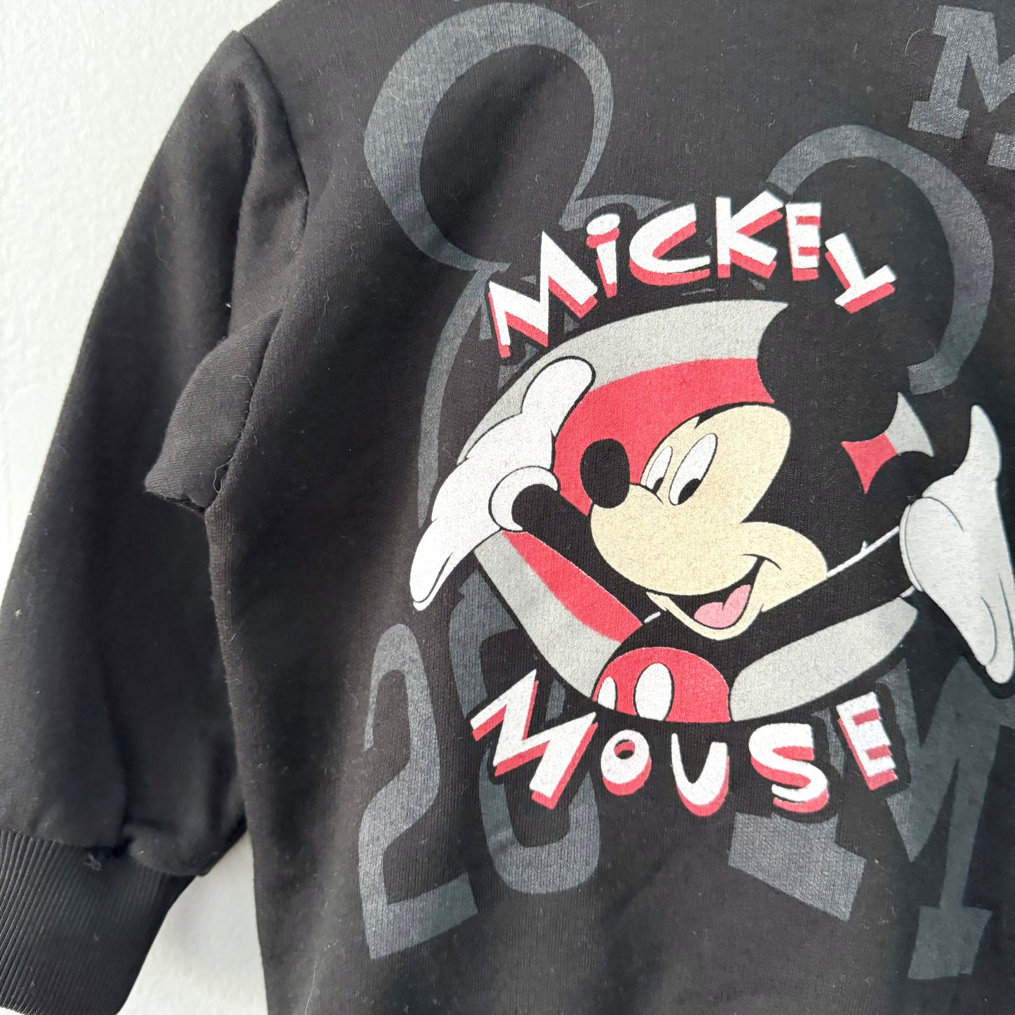 Disney / Mickey black hoodie / 18-24M