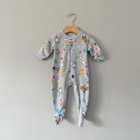 Arborist / Winter theme romper / 0-6M