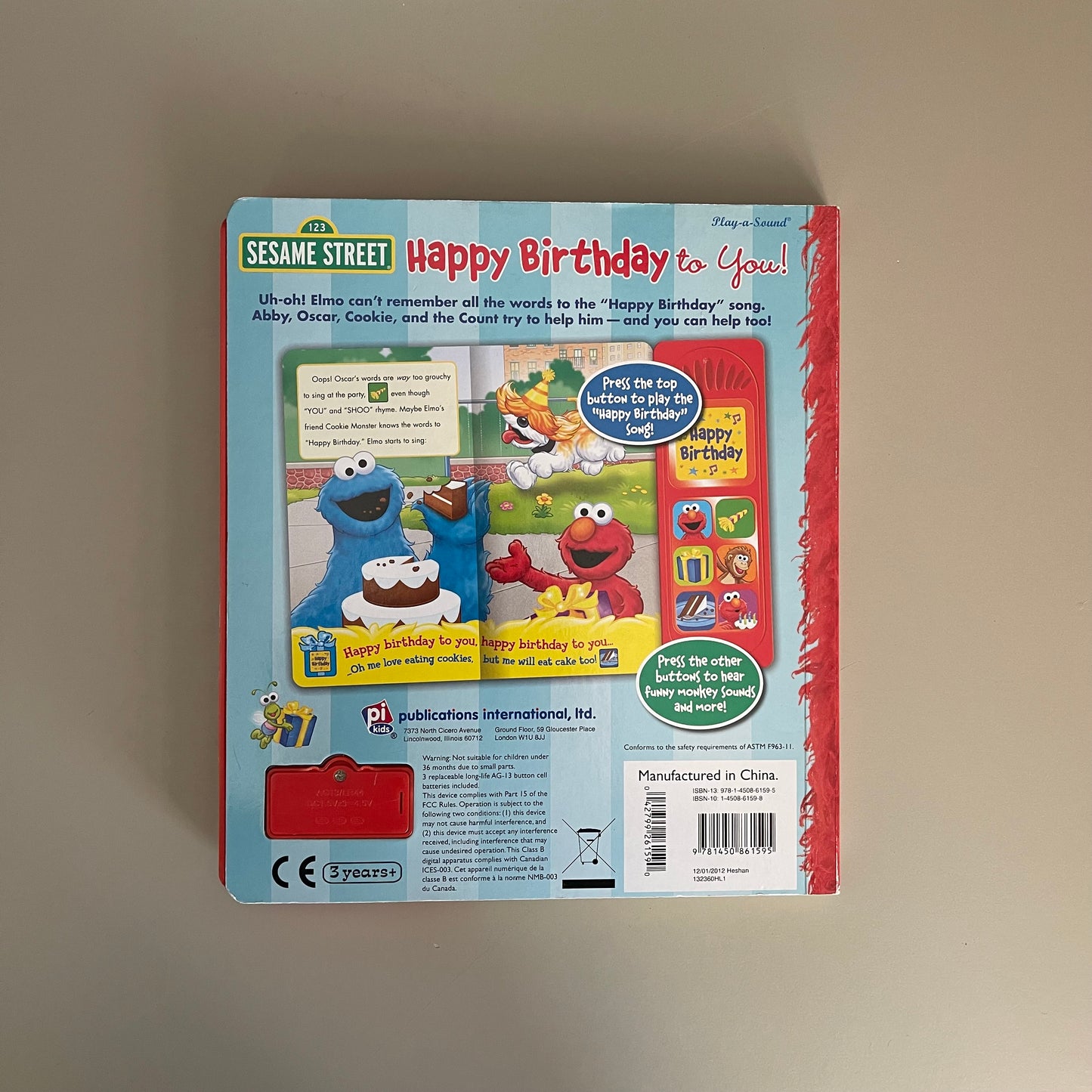 Sesame Street - Happy Birthday to You! (Sound Book)
