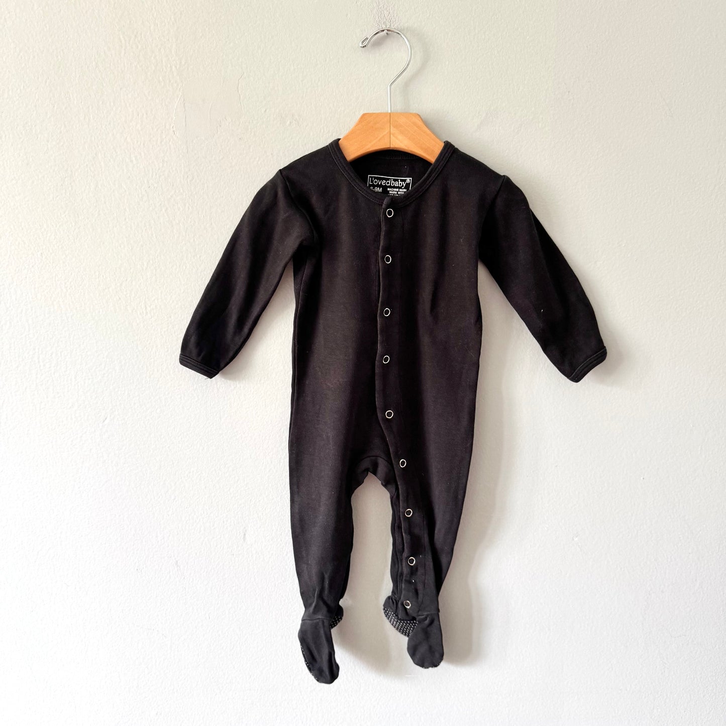Love'd Baby / Black romper / 6-9M