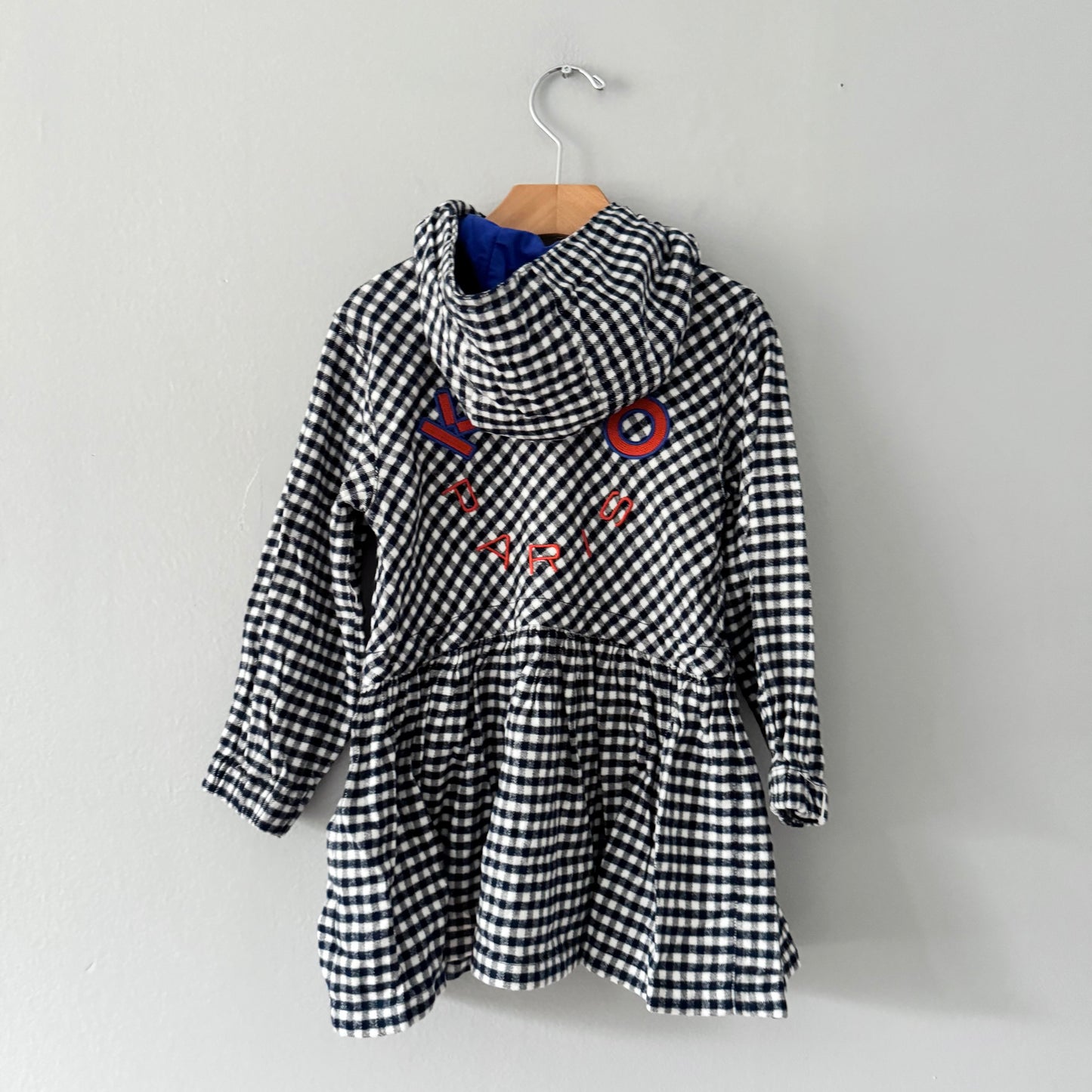 Kenzo / Plaid check dress / 4Y