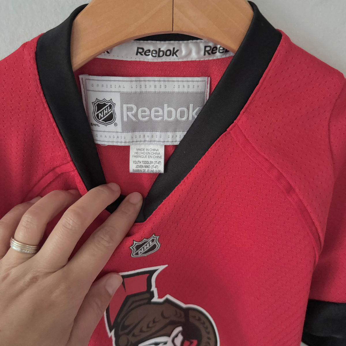 NHL / Reebok Ottawa jersey / 2-4T