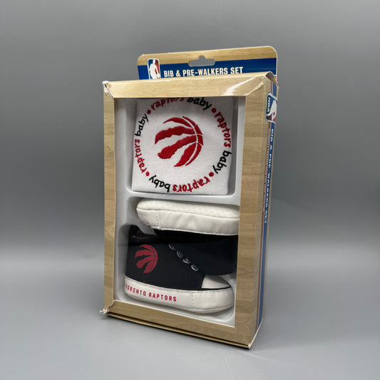 NBA Crib Shoes and Bib / Newborn - New with box