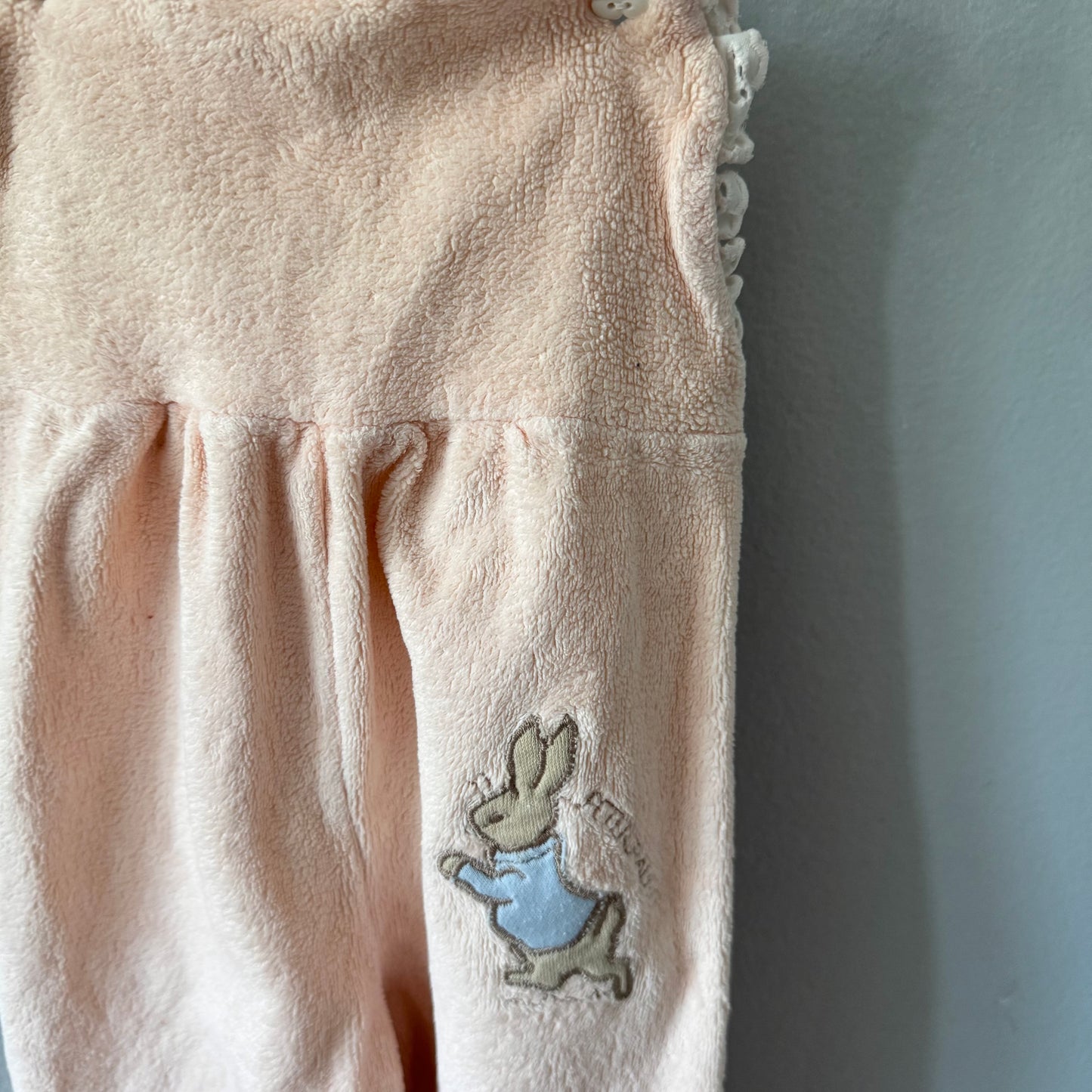 Peter Rabbit / Velour overalls / 12M