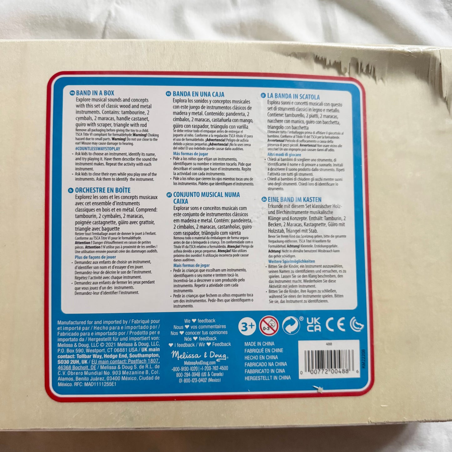 Melissa & Doug / Band in the box - New in box